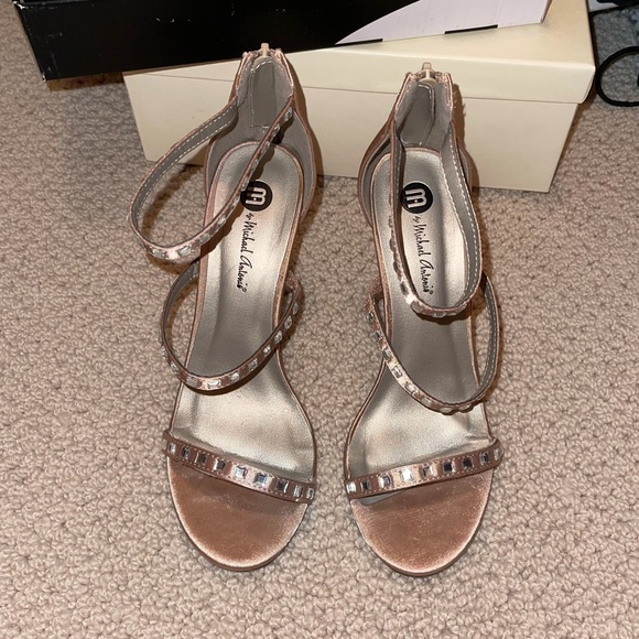 Michael Antonio Nude Strappy Heels - Picture 3 of 6